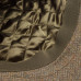Dents Abraham Moon Herrinbone Tweed Flat Cap Brown
