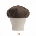 Dents Abraham Moon Tweed 8 Piece Cap Pewter